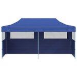 vidaXL Tente de fête 291 x 580 x 315 cm Bleu Tissu Oxford