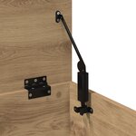 Coffre de rangement vidaXL avec couvercle Chêne artisanal 60x35x35 cm Bois panelisé