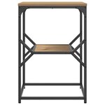 Table d'appoint vidaXL Artisan Chêne 41x40x60 cm Bois d'ingénierie