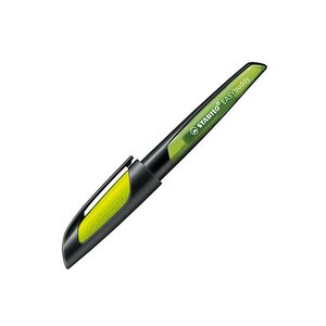 Stylo-plume EASYbuddy plume M pour tous noir/jaune STABILO
