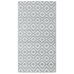 vidaXL Tapis d'extérieur ARAKIL gris 80 x 150 cm PP