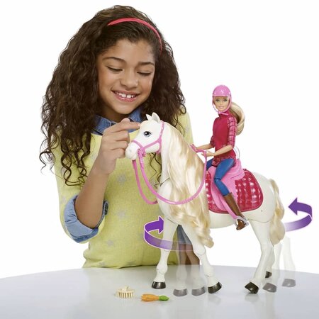 Barbie dream cheval et poup e de jouet frv36 La Poste