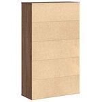 vidaXL Bibliothèque chêne marron 60x24x101 5 cm bois d'ingénierie