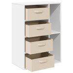 vidaXL Buffet Blanc 60 x 33 5 x 84 cm