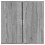 vidaXL Buffet sonoma gris 79x38x80 cm bois d'ingénierie