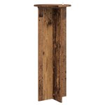 vidaXL Support de Plante 2 Pièces Bois ancien Ø40 x 100 cm