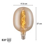 Ampoule e27 led filament 8w ballon - silamp