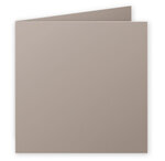Paquet de 25 cartes 210g pliées 135x135 gris acier clairefontaine