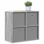vidaXL Buffet Gris Sonoma 59 5 x 27 x 57 cm
