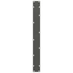 vidaXL Pieds de table à manger en U 2 pièces Anthracite 80 x (72-73) cm Acier