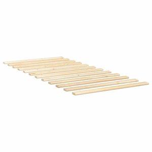 vidaXL Lattes de lit 90x200 cm bois de pin massif