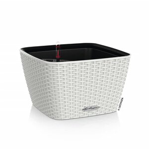 LECHUZA Jardinière BACINO Cottage ALL-IN-ONE 30x30 cm blanc