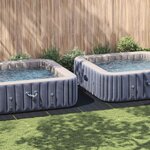 vidaXL Tapis de piscine Noir 999 x 500 x 0 1 cm Tissu non tissé