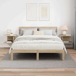 vidaXL Table de chevet 2 Pièces Chêne Sonoma 40 x 30 x 25 cm