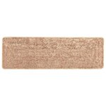vidaXL Coureur de Tapis MARSA Jaune 80 x 250 cm Polyester et PVC