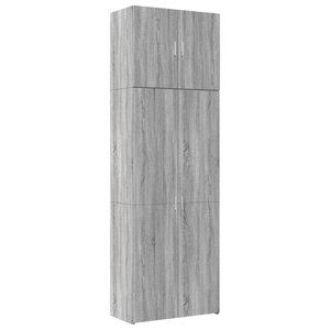 vidaXL Buffet haut sonoma gris 80x42 5x249 cm bois d'ingénierie