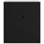 vidaXL Classeur noir 79x40x90 cm acier