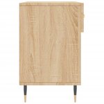 vidaXL Banc à chaussures chêne sonoma 102x35x55 cm bois d'ingénierie