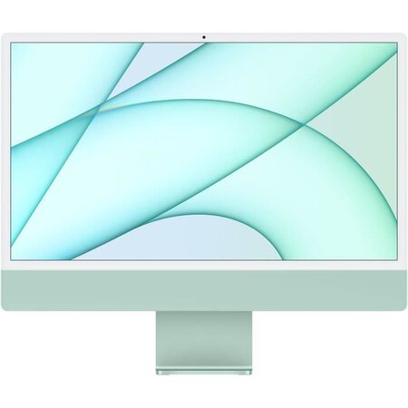 Apple - 24 iMac Retina 4,5K (2021) - Puce Apple M1 - RAM 8Go - Stockage 256Go - GPU 8 coeurs - 2 Ports USB 3 - Vert