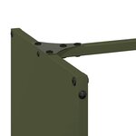 vidaXL Portant de bois chauffage vert olive 40x30x80 cm