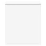 vidaXL Boîte de rangement blanc 30x35x35 cm bois d'ingénierie