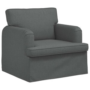 vidaXL Canapé Gris foncé 84 x 80 x 85 cm tissu