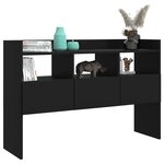 vidaXL Buffet Noir 105x30x70 cm Bois d’ingénierie