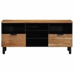 vidaXL Meuble TV Marron 100 x 33.5 x 46 cm Bois d'acacia massif