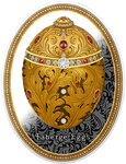Monnaie NECESSAIRE EGG Fabergé Eggs Argent 1$ Niue 2025