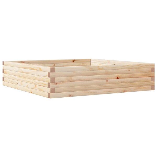 vidaXL Jardinière 100x100x23 cm bois de pin massif