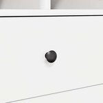 vidaXL Haut Armoire Blanc 45 5 x 34 x 127 cm Bois d'ingénierie