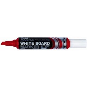 Marqueur tableaux blancs MAXIFLO Pointe biseautée large Rouge PENTEL