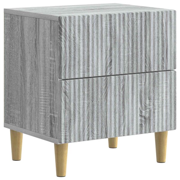 vidaXL Cabinet de chevet avec tiroir Sonoma gris 43 x 34 5 x 48 cm