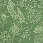 vidaXL Coussin de banc de jardin motif de feuilles 100x50x4 cm