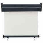 vidaXL Auvent latéral de balcon 85x250 cm Crème