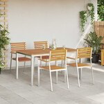 vidaXL Ensemble de salle à manger pour jardin 5 Pièces