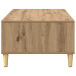 vidaXL Table basse Chêne artisanal 102 x 55 x 35 cm Bois d'ingénierie