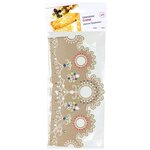 2 couronnes en carton pour galette des rois - cristal