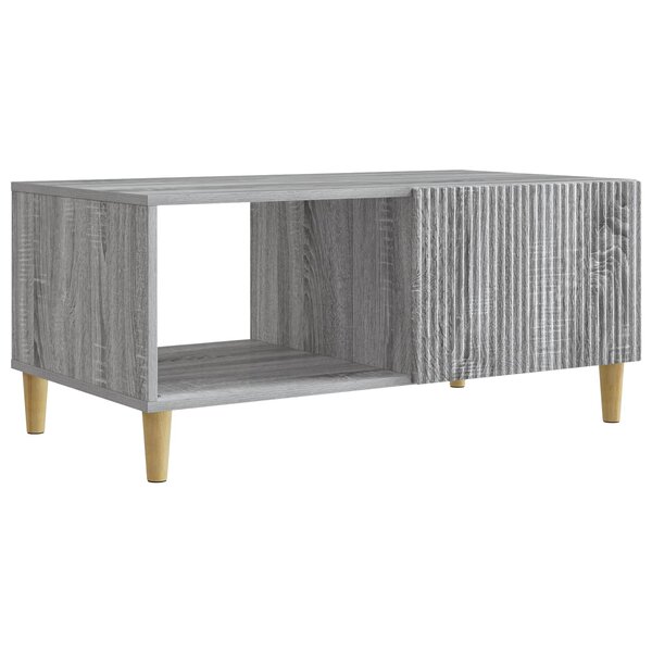 vidaXL Table basse Sonoma gris 90 x 50 x 40 cm Bois d'ingénierie