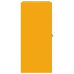 vidaXL Armoire de rangement Jaune moutarde 80 x 40 x 90 cm Acier