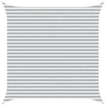 vidaXL Voile d'ombre Gris clair et blanc 4 x 4 m