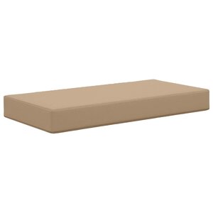 vidaXL Coussin de Siège d'Extérieur Taupe 80 x 40 x 8 cm