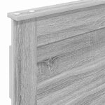 vidaXL Tête de lit Gris Sonoma 100 cm Bois d'ingénierie
