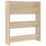vidaXL Armoire à chaussures murale chêne Sonoma bois d'ingénierie