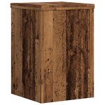 vidaXL Supports pour plantes 2 Pièces vieux bois bois d'ingénierie