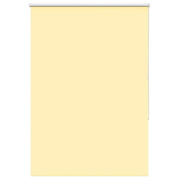 vidaXL Store enrouleur occultant jaune largeur du tissu 110 7 cm