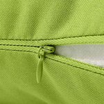 vidaXL Oreiller d'extérieur 2 Pièces 45 x 45 cm Vert pomme