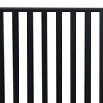 vidaXL Banc de jardin Noir 104 x 54 x 93cm Acier