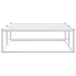 vidaXL Cadre de lit sans matelas blanc 90x200 cm métal