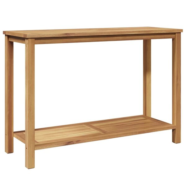 vidaXL Table console Marron 110 x 40 x 75 cm Bois de teck massif